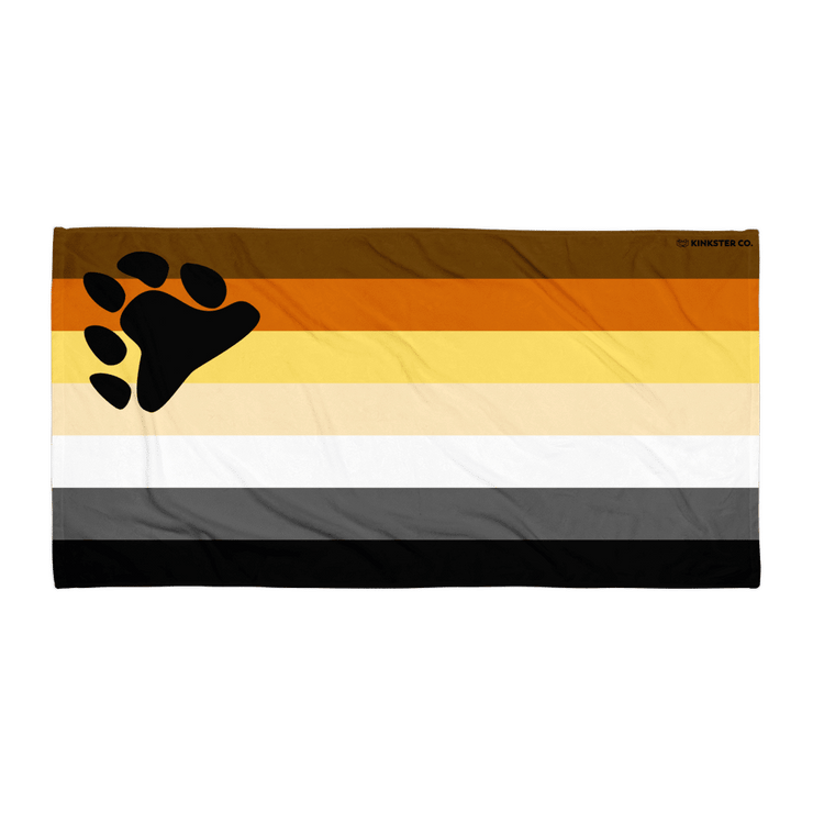 BEAR PRIDE BEACH TOWEL