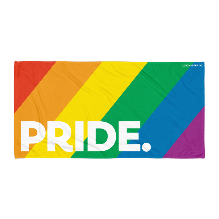 PRIDE WORD BEACH TOWEL